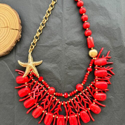 Colgante en forma de coral